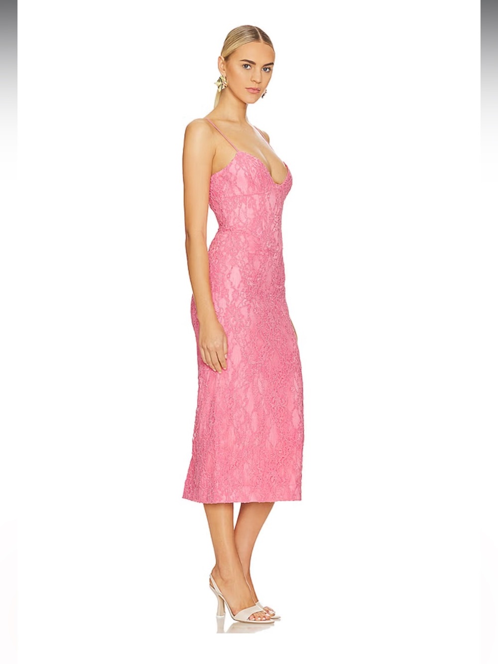 Bardot Hadley Lace Midi Dress